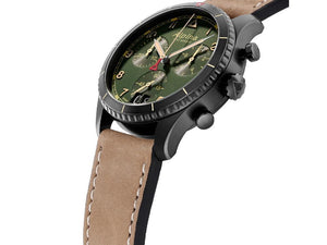 Reloj de Cuarzo Alpina Startimer, 41 mm, Verde, Día, AL-372GR4FBS26