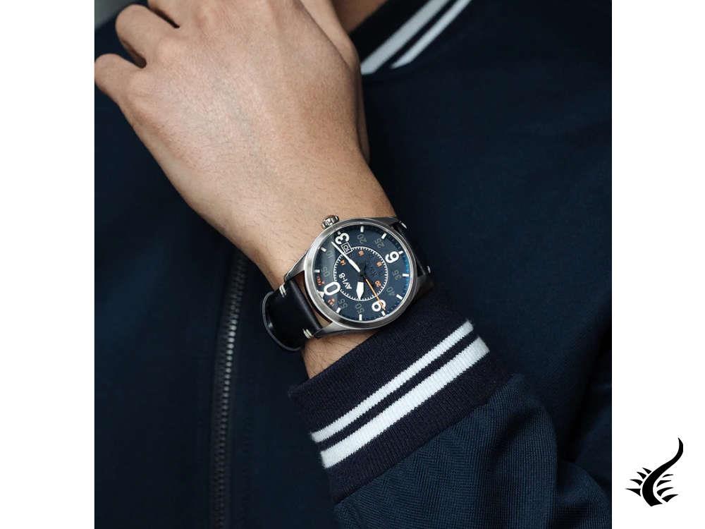 Reloj Automático AVI-8 Spitfire Smith Birmingham, Azul, 42 mm, AV-4090-02
