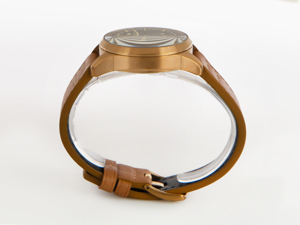 Reloj de Cuarzo AVI-8 Spitfire Lock Chronograph Bronze Green, 42 mm, AV-4089-02