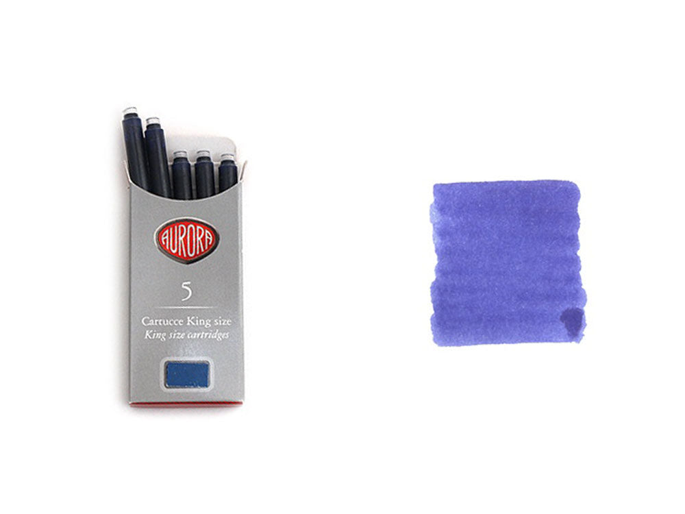 Cartuchos de tinta Aurora King size, Azul, 5 unidades, 129-B