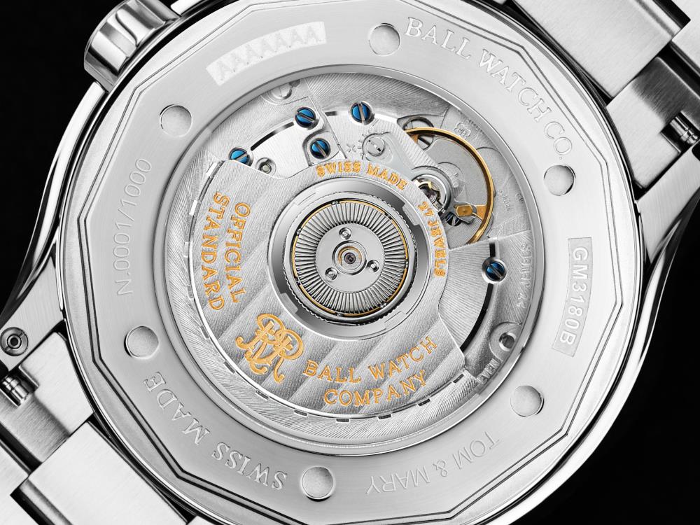 Reloj Automático Ball Roadmaster First Responder LE, Negro, 41 mm, GM3180B-S1-BK