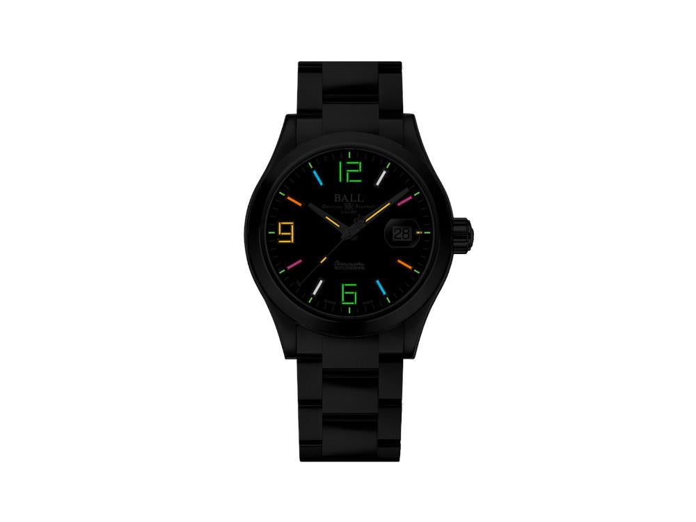 Reloj Automático Ball Engineer M Pioneer II, 40 mm, Negro, LE,, NM9032C-S5CJ-BKR