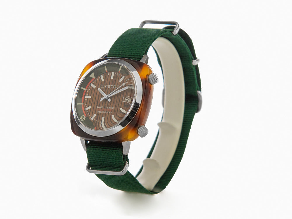 Reloj Automático Briston Clubmaster Diver, Marrón, 42 mm, 18642.SA.TD.10W.NBG