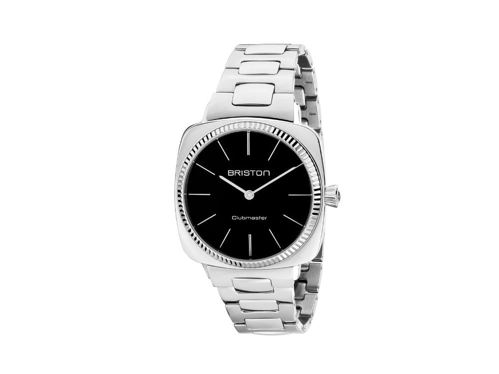 Reloj de Cuarzo Briston Clubmaster Elegant, Negro, 37 mm, 22937.S.E.1.SB