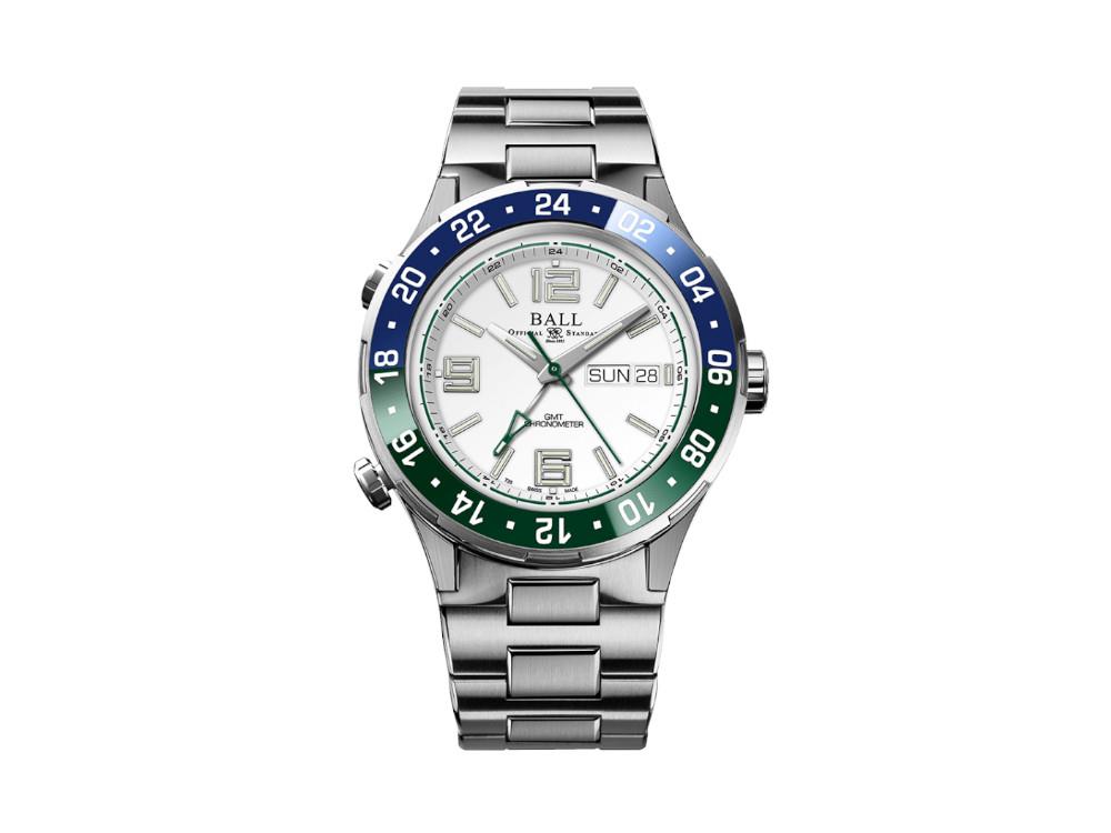 Reloj Automático Ball MARINE GMT, Blanco, 40 mm, Ed. Limitada, DG3030B-S9CJ-WH