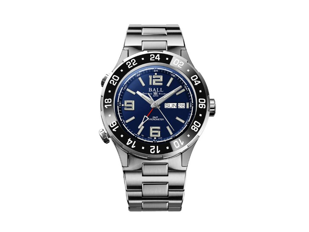 Reloj Automático Ball Roadmaster Marine GMT, Azul, 40 mm, E.L., DG3030B-S7CJ-BE
