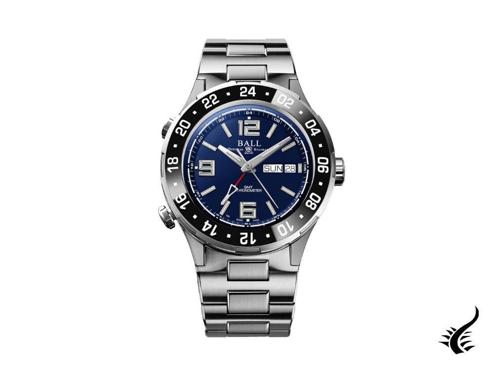 Reloj Automático Ball Roadmaster Marine GMT, Azul, 40 mm, E.L., DG3030B-S7CJ-BE