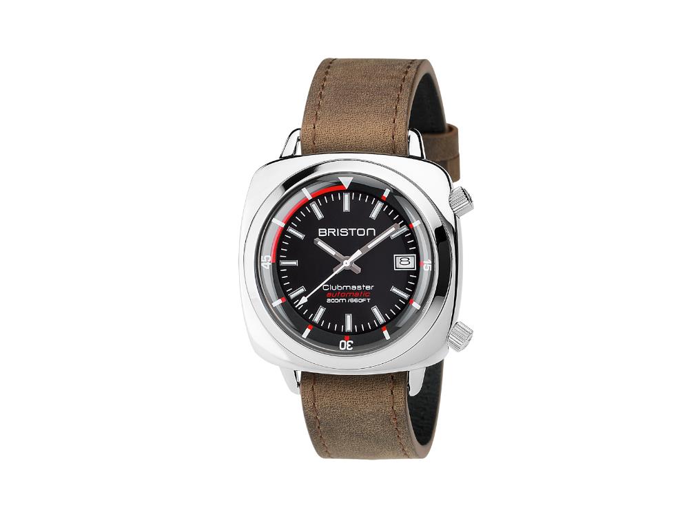 Reloj Automático Briston Clubmaster Diver, Negro, 42 mm, 17642.PS.D.1.LVBR