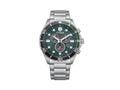 Reloj de Cuarzo Citizen OF Chrono Sporty Aqua, Verde, 43 mm, 10 atm, AT2561-81X