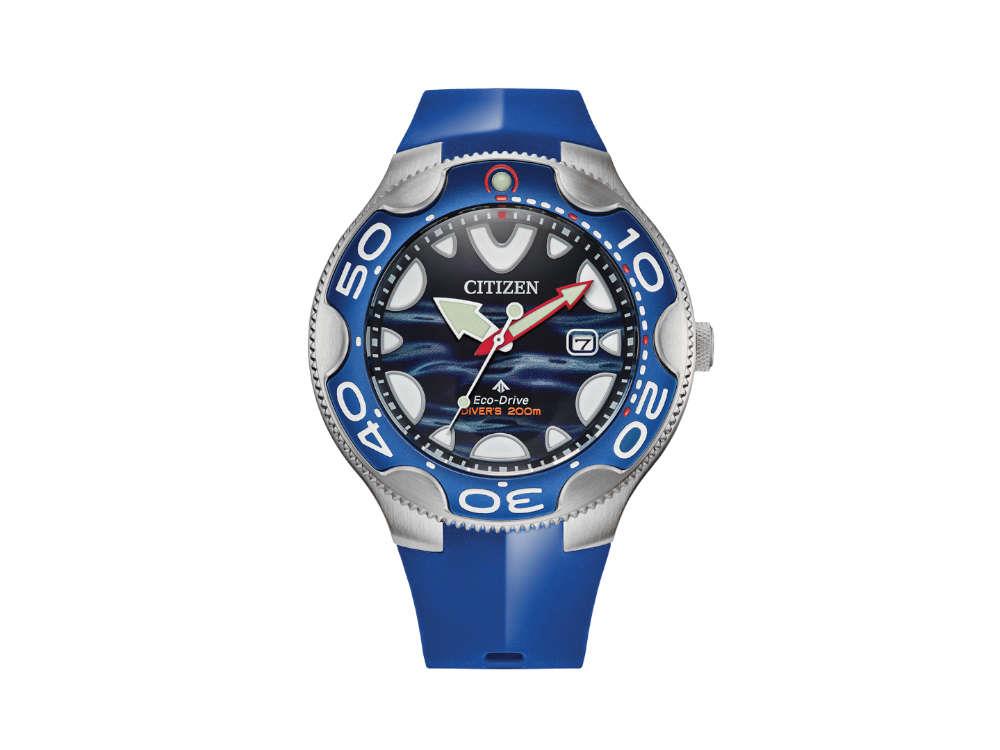 Reloj de Cuarzo Citizen Promaster Orca, E168, 46 mm, Azul, 20 atm, BN0238-02L