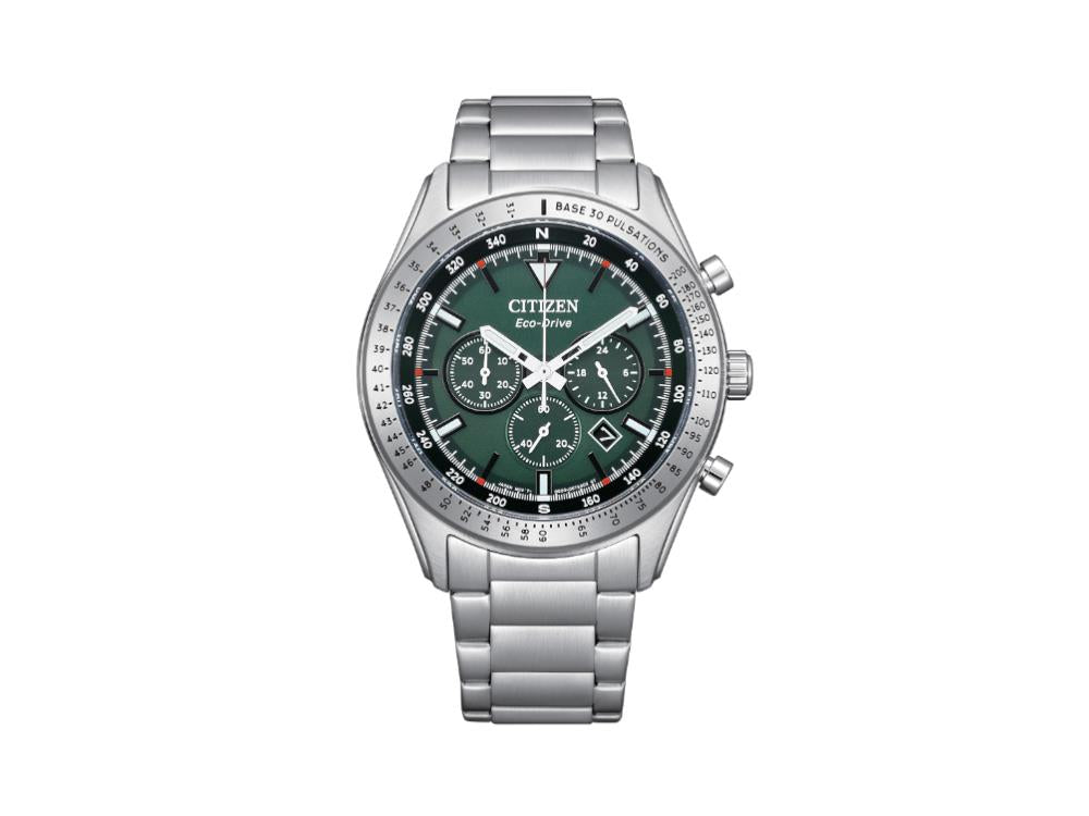 Reloj de Cuarzo Citizen OF Chrono Outdoor Eco Drive, Verde, 43 mm, CA4600-89X