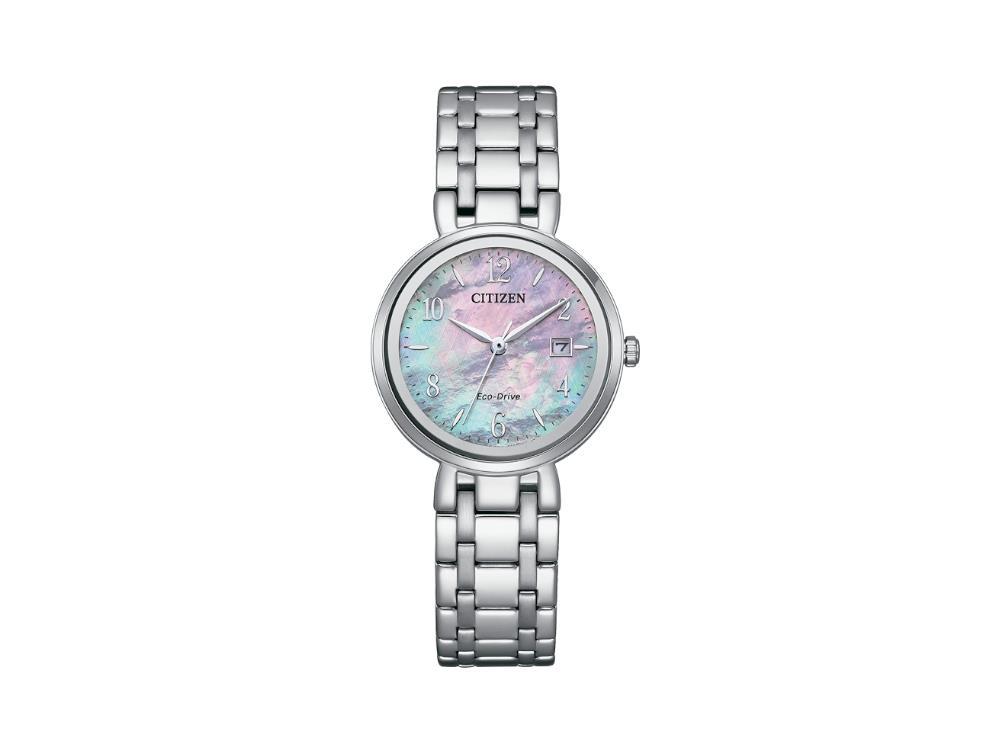 Reloj de Cuarzo Citizen Lady, Eco Drive E011, 28,3 mm, Madre perla, EW2690-81Y