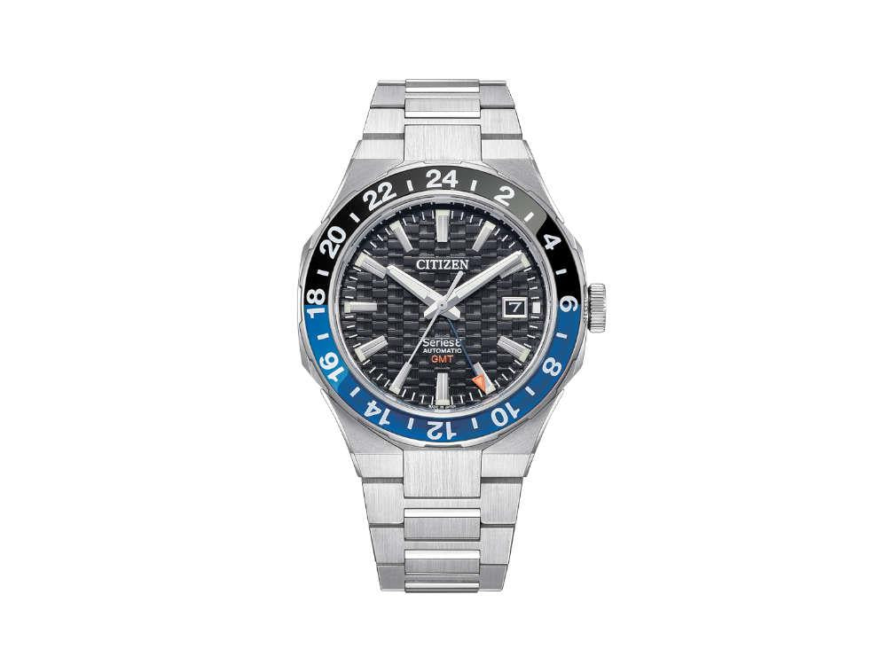 Reloj Automático Citizen Series8 GMT, 9051, 41 mm, Negro, 10 atm, NB6031-56E