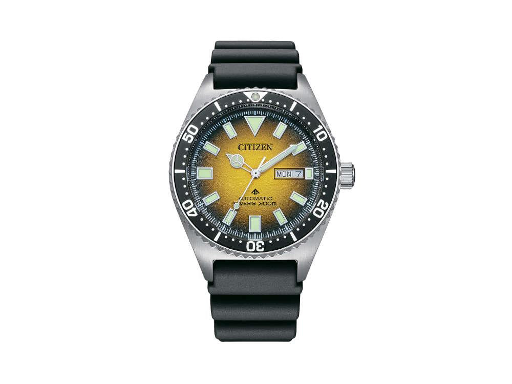 Reloj Automático Citizen Promaster, Amarillo, 41 mm, 20 atm, NY0120-01X