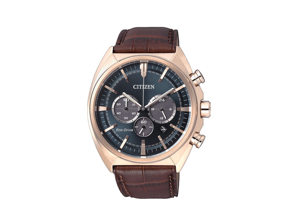 Reloj de Cuarzo Citizen OF, Eco Drive B620, 42.9 mm, Correa de piel, CA4283-04L