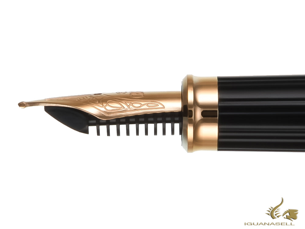 Pluma Estilográfica Cross Century II Medalist, Cromo, Bañado en Oro 23K