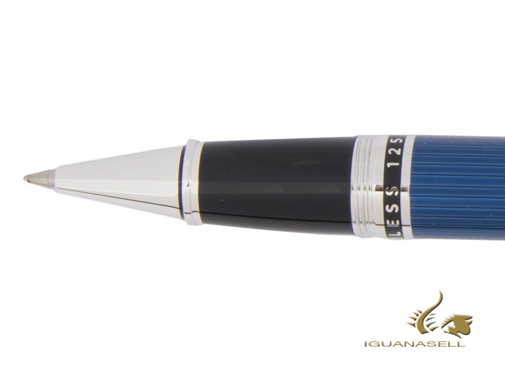 Roller Cross Peerless 125, Laca, Azul, Adornos en platino, Pulido, AT0705-14