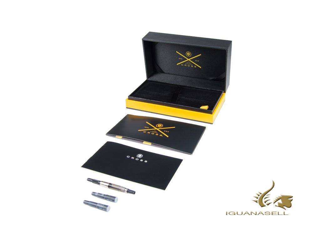 Roller Cross Peerless 125, Laca, Azul, Adornos en platino, Pulido, AT0705-14