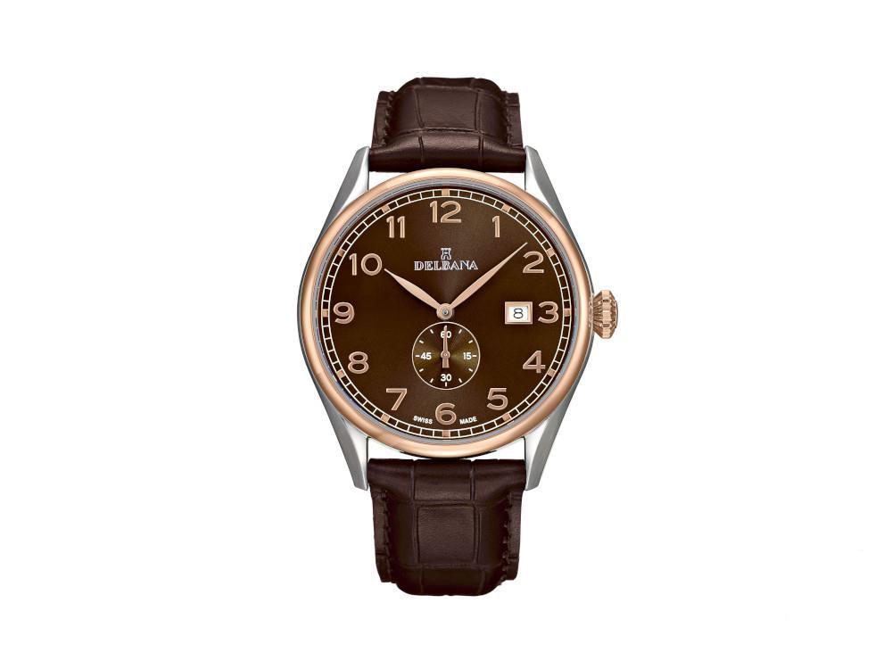 Reloj de Cuarzo Delbana Classic Fiorentino, Marrón, 42 mm, Piel, 53601.682.6.102
