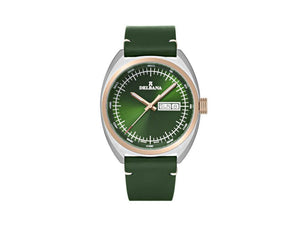 Reloj de Cuarzo Delbana Classic Locarno, PVD, Verde, 41.5 mm, 53601.714.6.142
