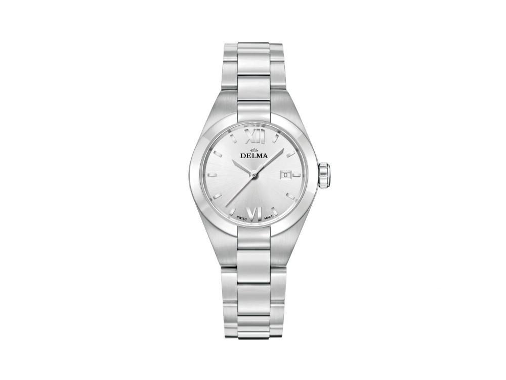 Reloj de Cuarzo Delma Elegance Ladies Rimini, Plata, 31mm, 41701.625.1.066