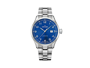 Reloj Automático Delma Aero Pioneer, Azul, 45 mm, 41701.570.6.042