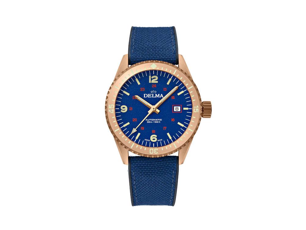 Reloj Automático Delma Cayman Bronze, 42 mm, Edición Limitada, 31601.726.6.044