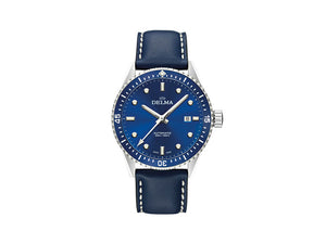 Reloj Automático Delma Diver Cayman, Azul, 42 mm, 41601.706.6.041