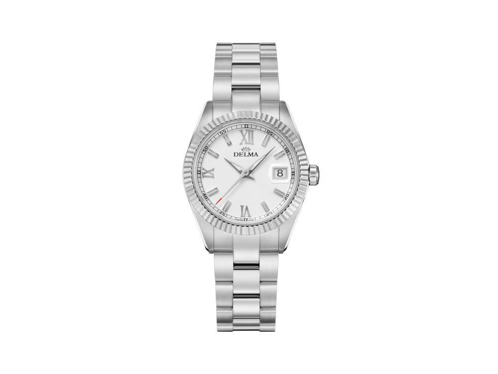 Reloj de Cuarzo Delma Diver Ladies Sea Star, Blanco, 29mm, 41701.621.1.016
