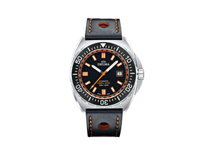 Reloj Automático Delma Diver Shell Star, Negro, 44 mm, 41601.670.6.031
