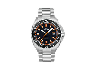 Reloj Automático Delma Diver Shell Star, Negro, 44 mm, 41701.670.6.031