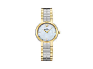 Reloj de Cuarzo Delma Elegance Ladies Marbella, Blanco, 30 mm, 52701.603.1.516
