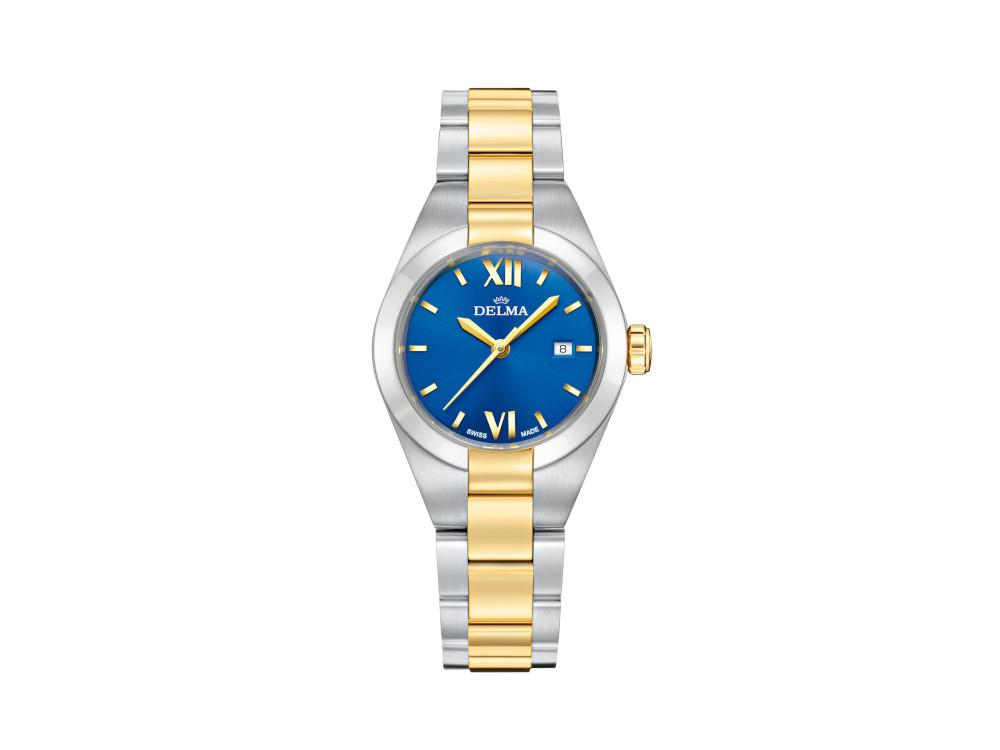 Reloj de Cuarzo Delma Elegance Ladies Rimini, Azul, 31mm, 52701.625.1.046