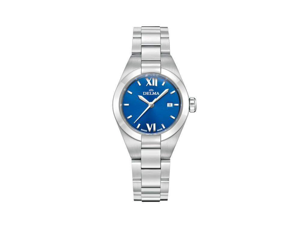 Reloj de Cuarzo Delma Elegance Ladies Rimini, Azul, 31mm, 41701.625.1.046