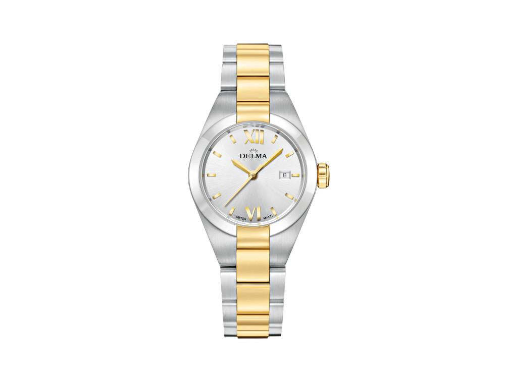 Reloj de Cuarzo Delma Elegance Ladies Rimini, Plata, 31mm, 52701.625.1.066