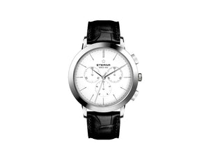 Reloj de Cuarzo Eterna Eternity, Ronda 5040.B, 42mm, Blanco, Cronógrafo