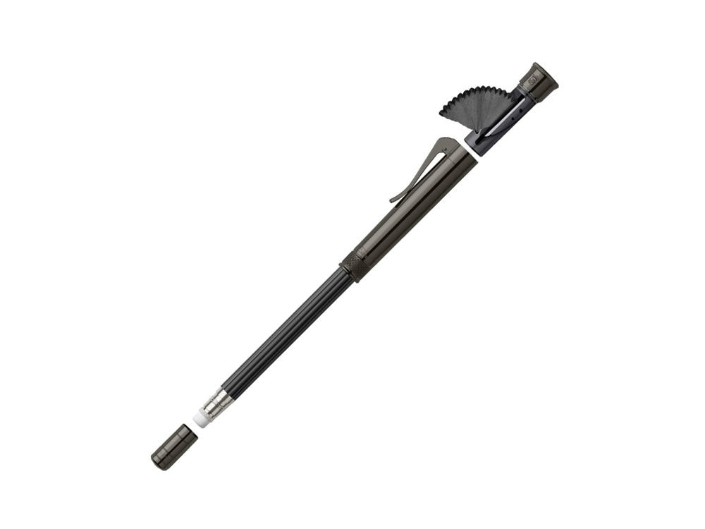 Graf von Faber-Castell Lápiz Perfecto "Black Edition", PDV de Titanio, 118531