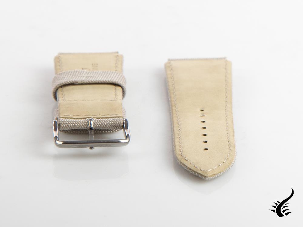 Glycine, Correa textil, 24mm, Gris, CBIGGR-24