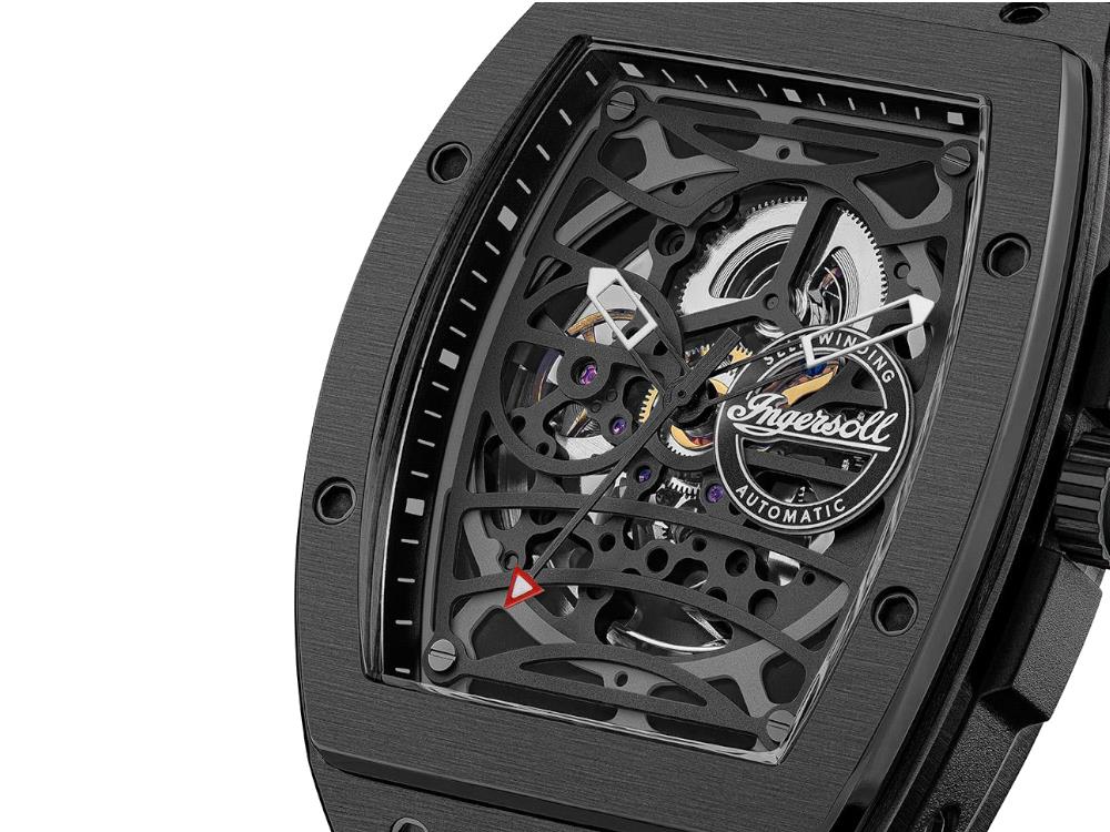 Reloj Automático Ingersoll 1892 The Challenger, 42 mm, Negro, 5 atm, I12307