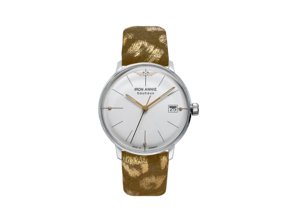 Reloj de Cuarzo Iron Annie Bauhaus Lady, Blanco, 35 mm, Día, 5071-1