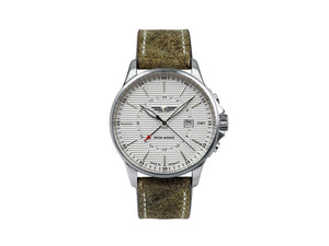 Reloj de Cuarzo Iron Annie Wellblech, Plata, 42 mm, GMT, Día, 5842-1