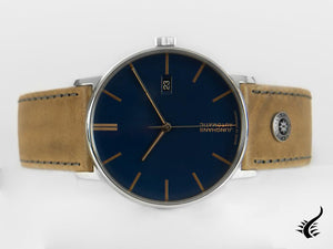 Reloj Automático Junghans Form A, J800.2, 39.3 mm, Azul, Día, 027/4239.00