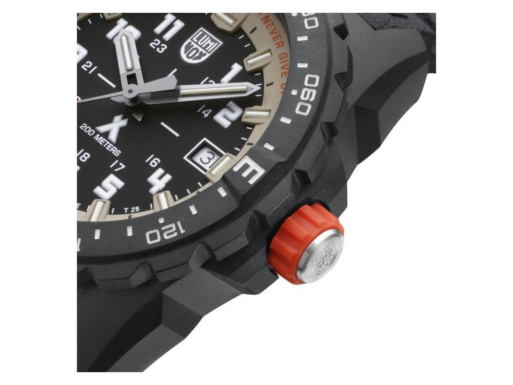 Reloj de Cuarzo Luminox Bear Grylls Survival, CARBONOX™, Negro, 43 mm, XB.3731