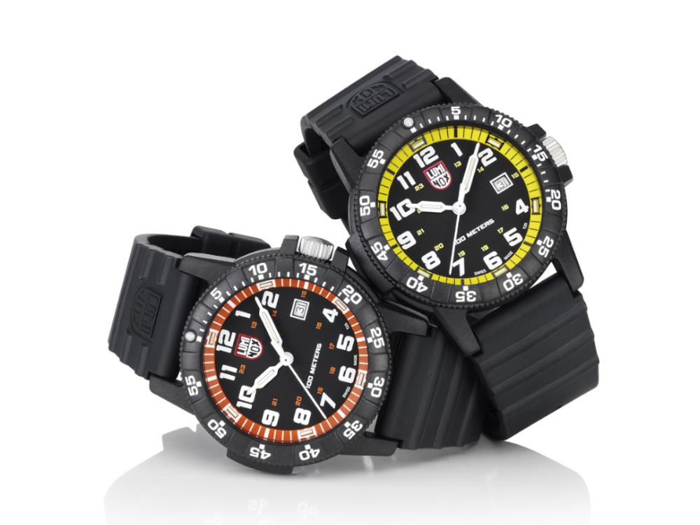Reloj de Cuarzo Luminox Sea Turtle, Naranja, CARBONOX™, 44 mm, XS.0329.1