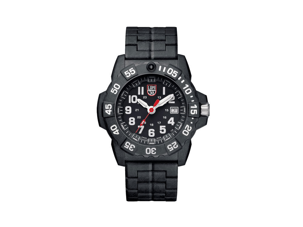 Reloj de cuarzo Luminox Sea Navy Seal 3502, Negro, Carbono , 45mm, 20 atm