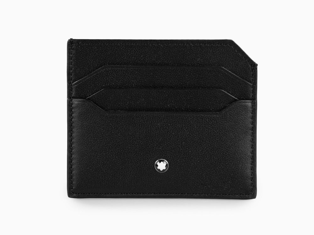 Tarjetero Montblanc Meisterstück Selection Soft, Piel, Negro, 6 Tarjetas, 130049