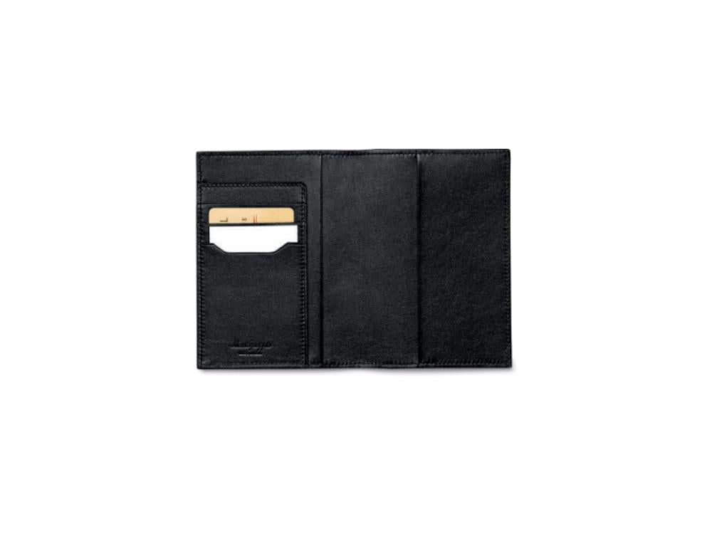 Estuche Pasaporte Montegrappa Signet Series, Negro, Piel, Jacquard, IC00PH00