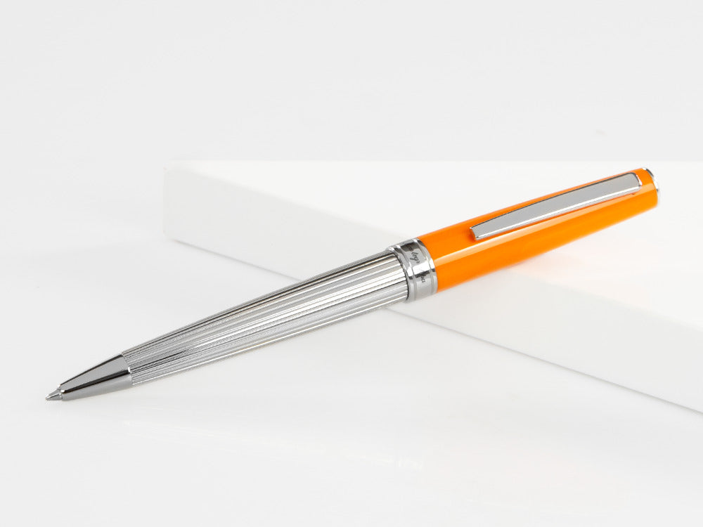 Bolígrafo Montegrappa Armonia Duetto, Acero, Naranja, ISA1MBAO