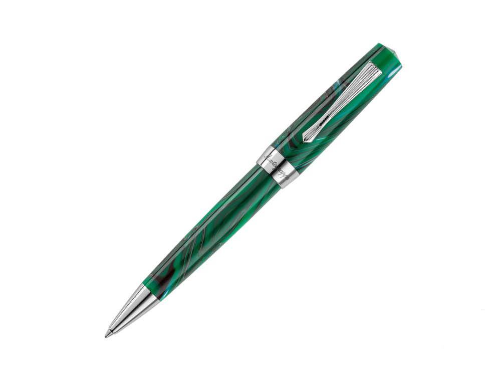Bolígrafo Montegrappa Elmo 02 Cortina, Resina, Acero Inoxidable, ISE2RBAG,