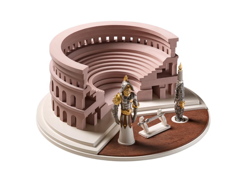 Pluma Montegrappa Gladiator, Plata, Edición Limitada, ISGLN-SE